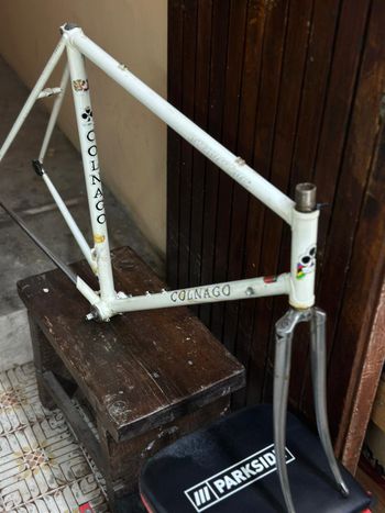 Used Colnago International Frameset 1980 Road & Gravel, White — image 2 of 12