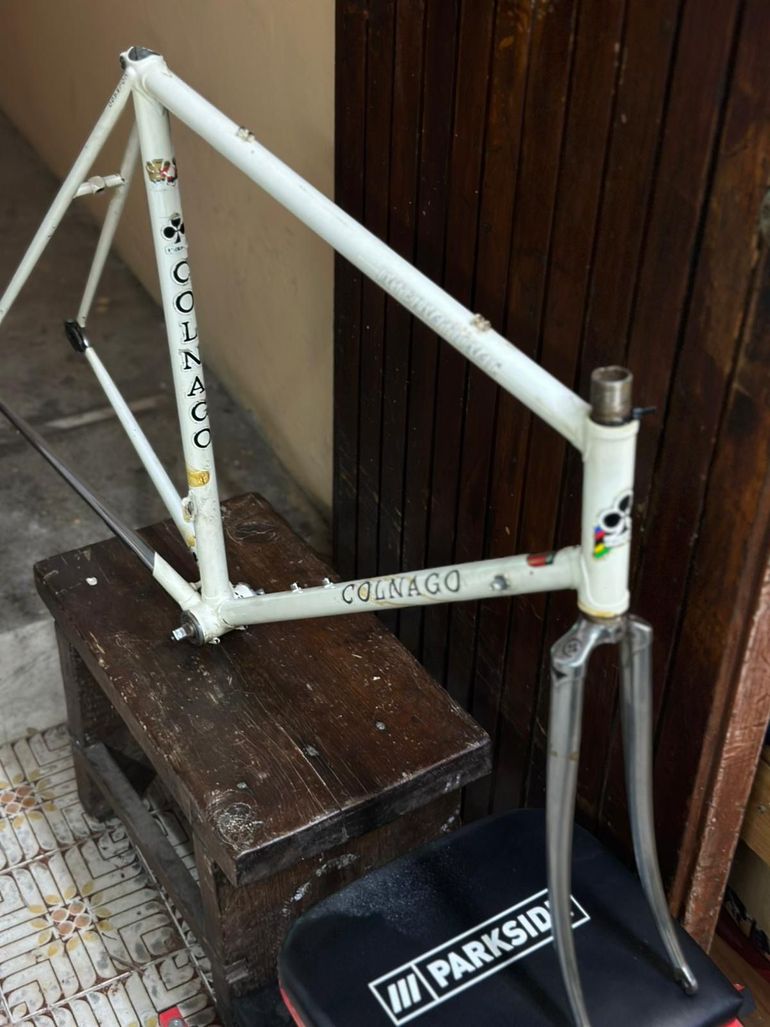 Used Colnago International Frameset 1980 Road & Gravel, White — image 2 of 12