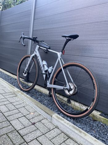 Used Canyon Grizl CF SL 8 2022 Road & Gravel, Light Gray — image 2 of 6