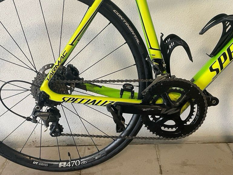 Used Specialized Tarmac Expert Disc 2017 2017 Road & Gravel, Green — image 5 of 5