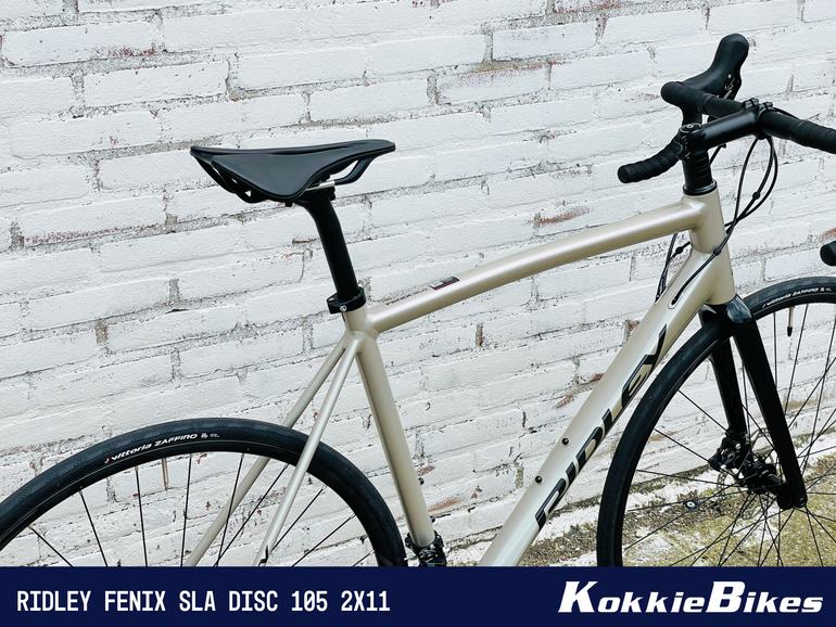 Used Ridley Fenix SLA Disc - Shimano 105 2x11sp 2023 2023 Road & Gravel, Hellgrau — image 2 of 5