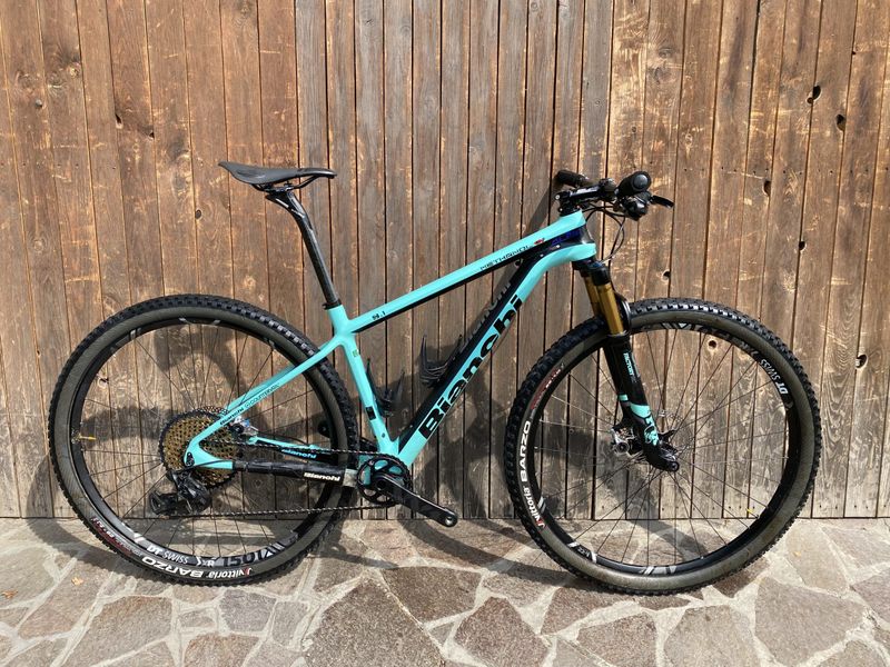 Used Bianchi Methanol cv rs 9.1 XX1 2018 Mountainbike, Green — image 1 of 11