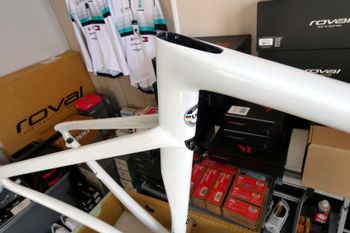 Used Specialized Tarmac SL7 Frameset 2022 2022 Road & Gravel, White — image 23 of 33