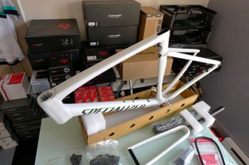 Used Specialized Tarmac SL7 Frameset 2022 2022 Road & Gravel, White — image 12 of 33