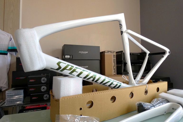 Used Specialized Tarmac SL7 Frameset 2022 2022 Road & Gravel, White — image 6 of 33