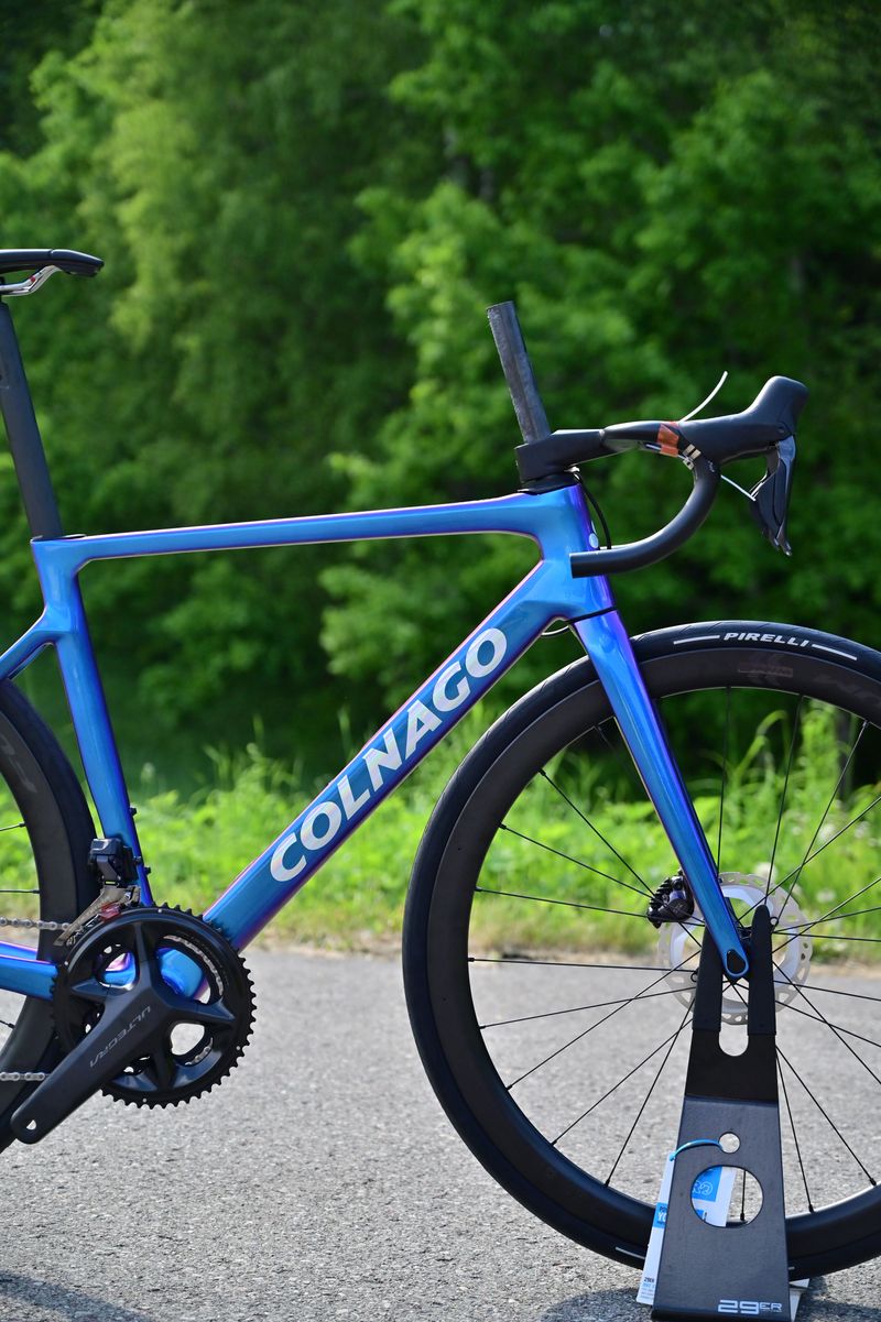 Used Colnago V4Rs Ultegra Di2 8100| Fulcrum Wind 42 2024 Road & Gravel, Blue — image 7 of 8