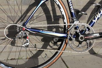Used Specialized S-Works Roubaix SL SRAM 2008 2008 Road & Gravel, Blau — image 3 of 7
