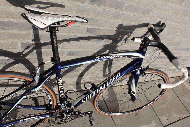 Used Specialized S-Works Roubaix SL SRAM 2008 2008 Road & Gravel, Blau — image 2 of 7