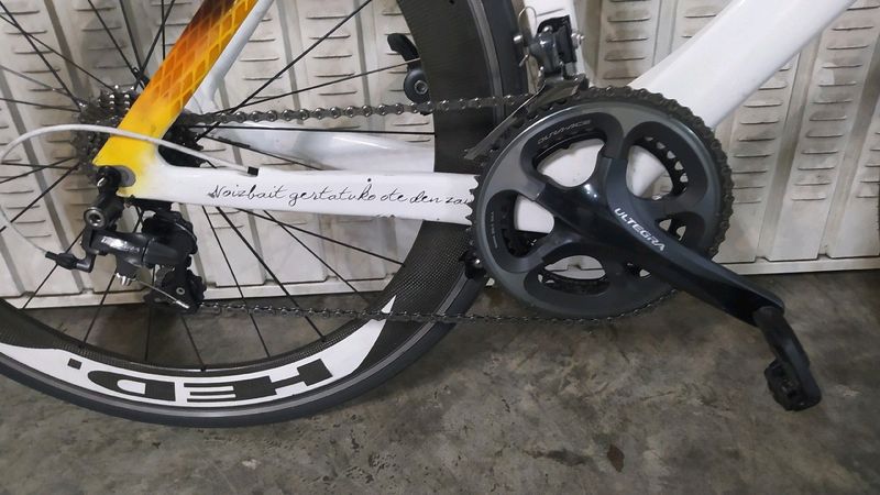 Used Merida Metta Eolo V3 TT 2012 Road & Gravel, White — image 3 of 9