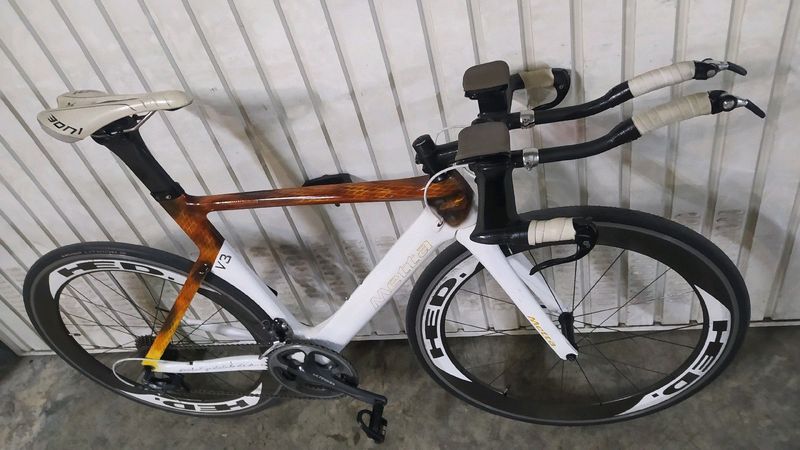 Used Merida Metta Eolo V3 TT 2012 Road & Gravel, White — image 7 of 9