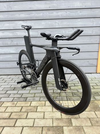 Used Specialized S-Works Shiv TT Disc 2021 Road & Gravel, Nero — image 8 of 9