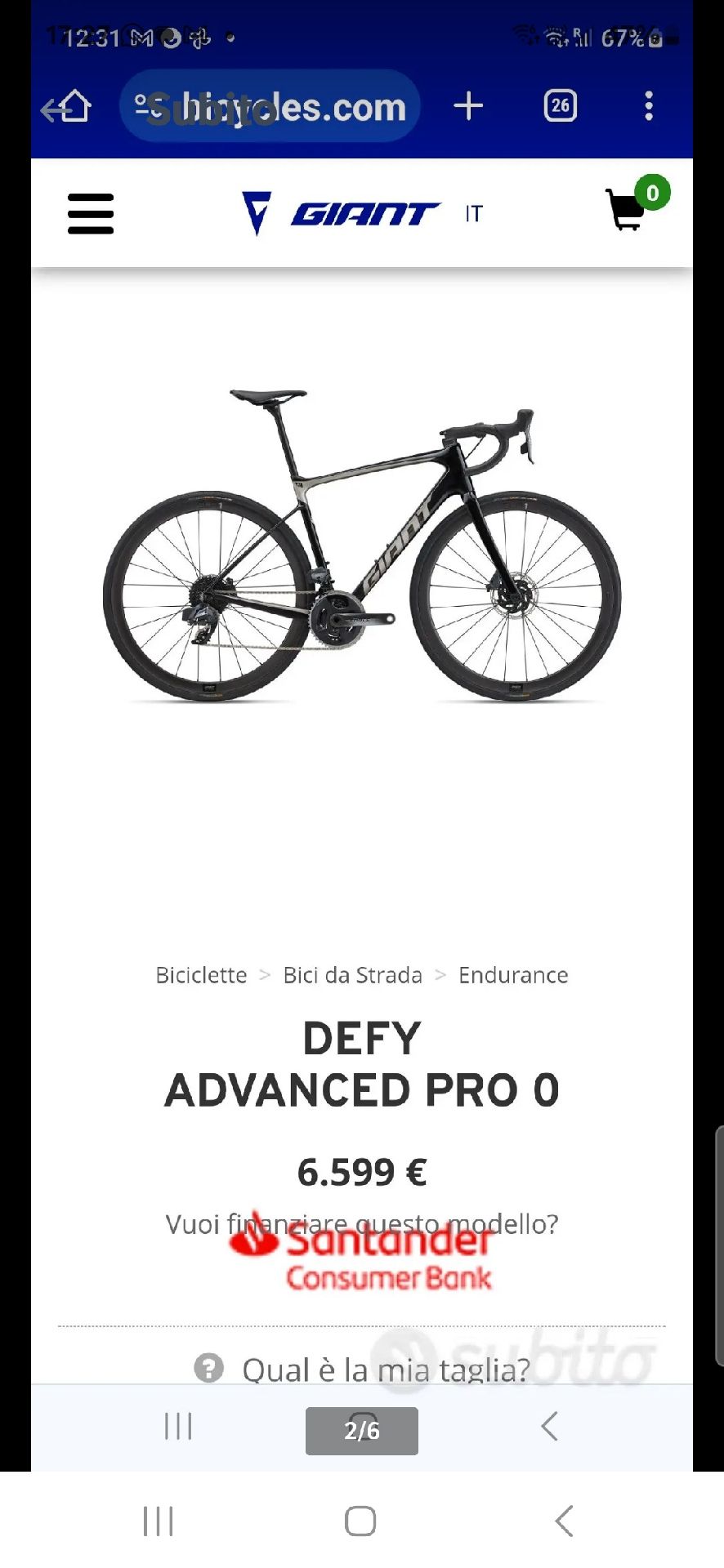 Giant defy 6 on sale