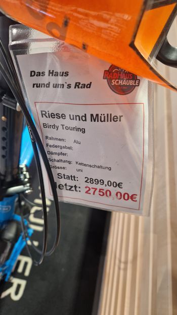 Used Riese & Müller Birdy 2024 Mountainbike, Blu — image 10 of 15