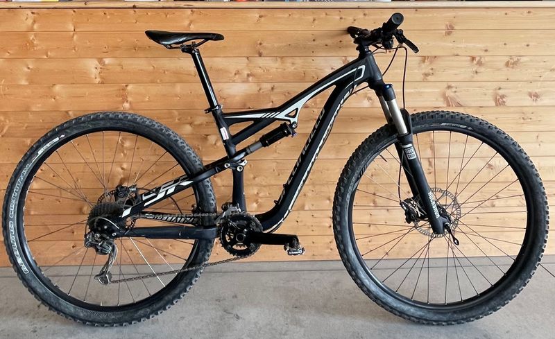 Used Specialized FSRxc Comp 2020 Mountainbike, Black — image 1 of 5