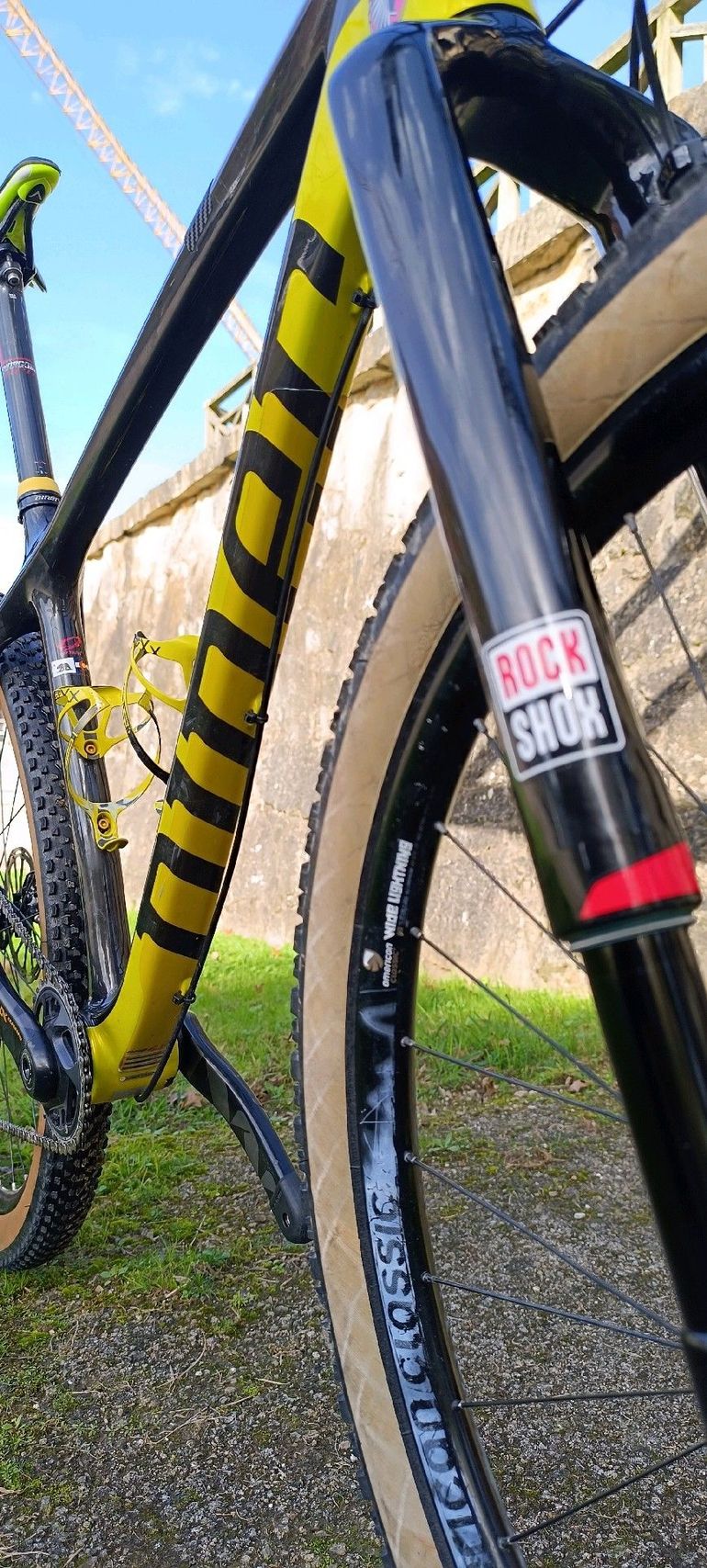 Used Niner AIR 9 RDO SRAM XX1 EAGLE GOLD 1 x 12V 2017 Mountainbike, Black — image 47 of 60