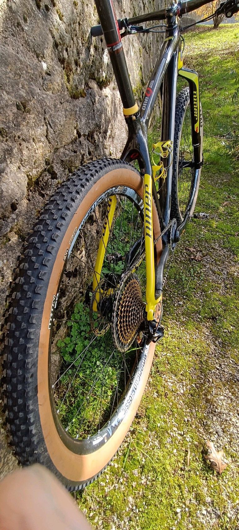 Used Niner AIR 9 RDO SRAM XX1 EAGLE GOLD 1 x 12V 2017 Mountainbike, Black — image 27 of 60