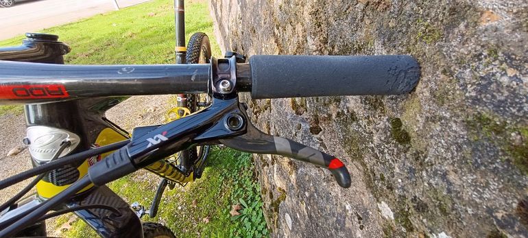Used Niner AIR 9 RDO SRAM XX1 EAGLE GOLD 1 x 12V 2017 Mountainbike, Black — image 23 of 60