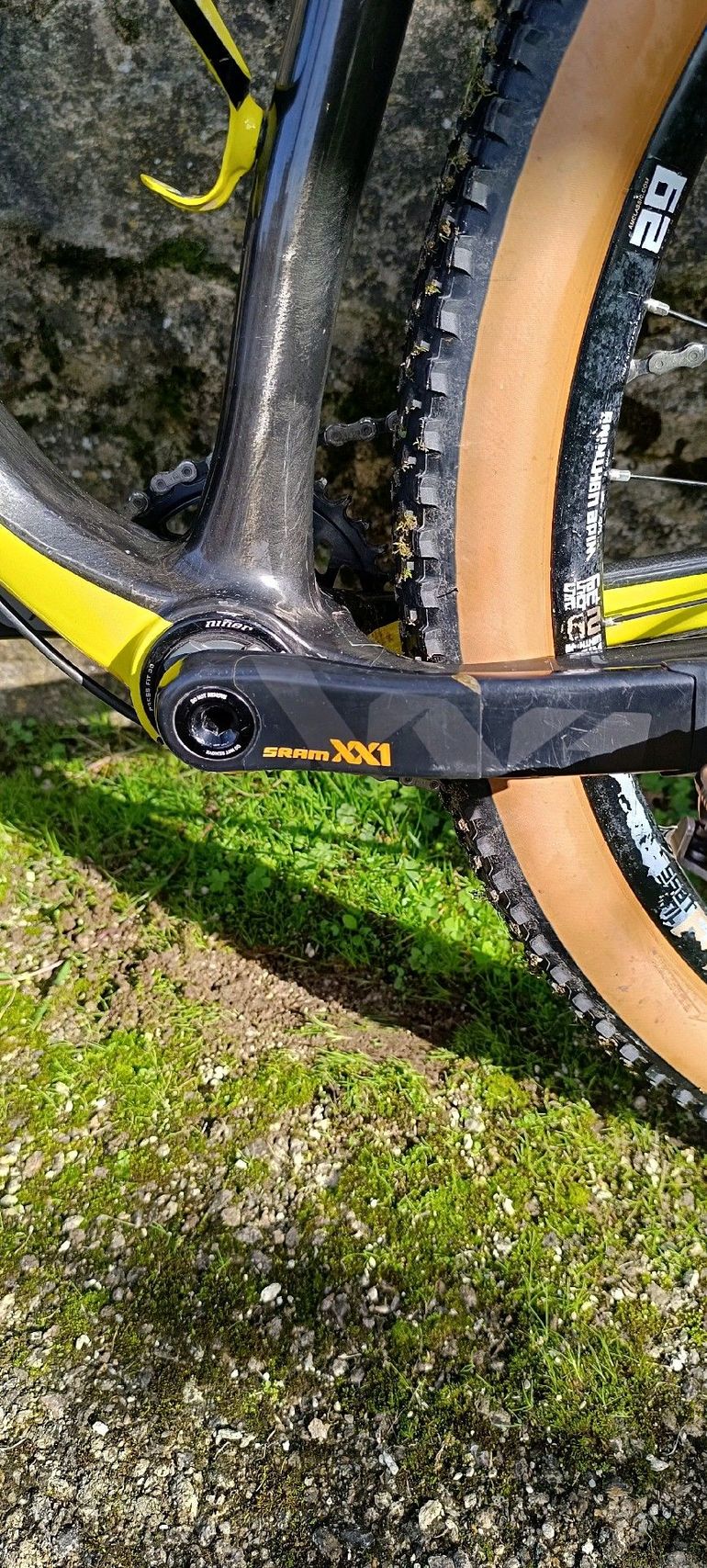 Used Niner AIR 9 RDO SRAM XX1 EAGLE GOLD 1 x 12V 2017 Mountainbike, Black — image 8 of 60