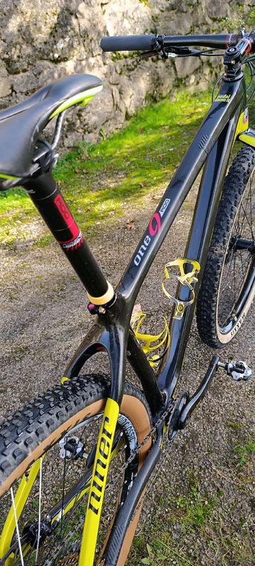 Used Niner AIR 9 RDO SRAM XX1 EAGLE GOLD 1 x 12V 2017 Mountainbike, Black — image 49 of 60