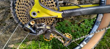 Used Niner AIR 9 RDO SRAM XX1 EAGLE GOLD 1 x 12V 2017 Mountainbike, Black — image 13 of 60