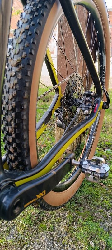 Used Niner AIR 9 RDO SRAM XX1 EAGLE GOLD 1 x 12V 2017 Mountainbike, Black — image 52 of 60