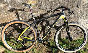Used Niner AIR 9 RDO SRAM XX1 EAGLE GOLD 1 x 12V 2017 Mountainbike, Black — image 1 of 60