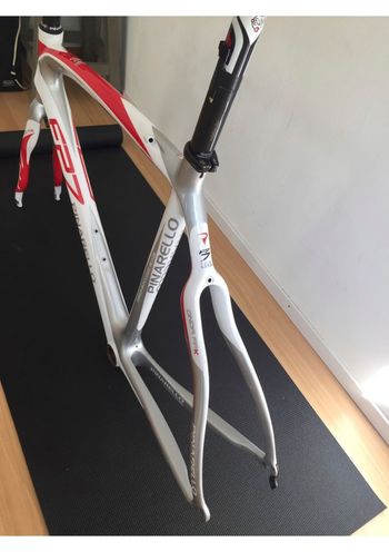 Used Pinarello FP 7 Frameset 2010 Road & Gravel, White — image 2 of 6