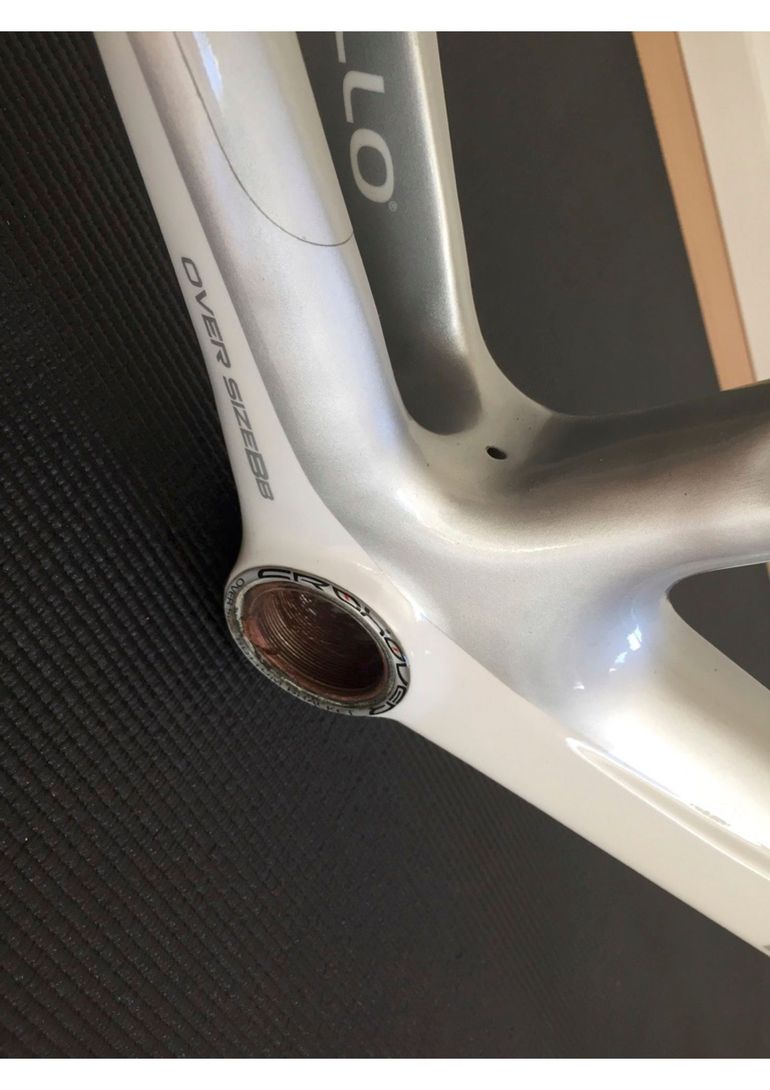 Used Pinarello FP 7 Frameset 2010 Road & Gravel, White — image 3 of 6
