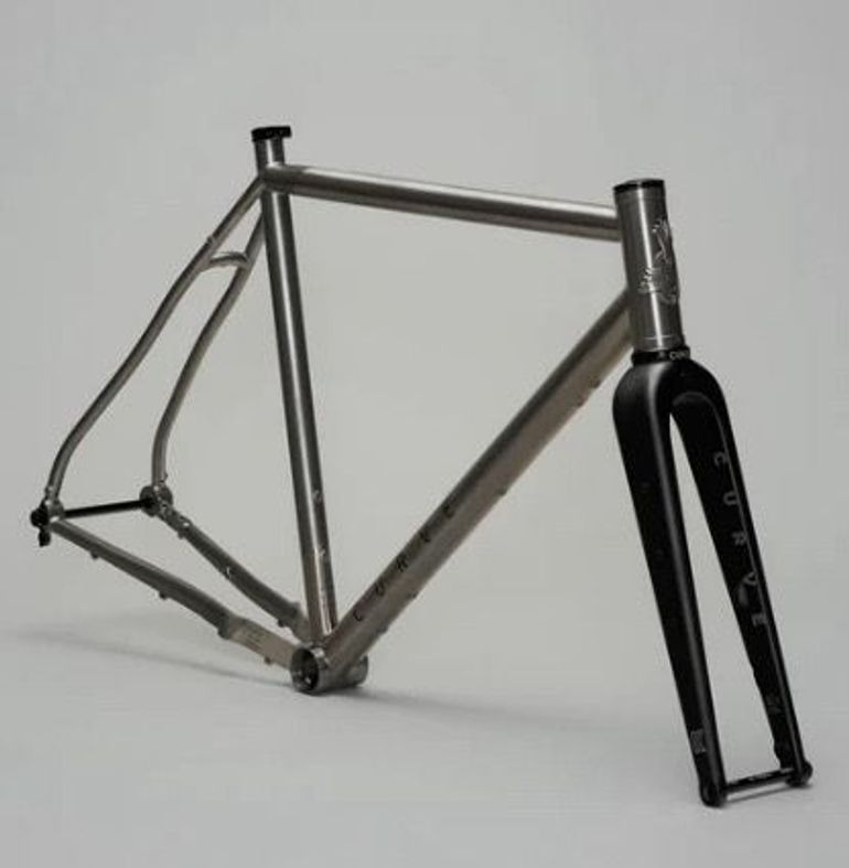 Used Curve Gxr Ti with 415 fork Frameset 2023 Road & Gravel, Gris claro — image 2 of 4