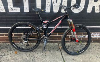 Used Specialized Stumpjumper FSR Pro Carbon 2009 2009 Mountainbike, Negro — image 2 of 11