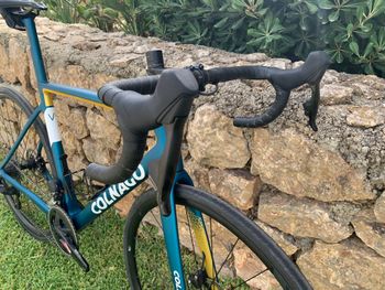 Used Colnago V3 Disc Rival AXS Bike 2023 2023 Road & Gravel, Blau — image 5 of 6