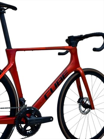 Used CUBE Cube Agree C62 Race Carbon Shimano Ultegra Di2 2024 Road & Gravel, Red — image 10 of 12