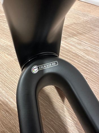 Used Colnago V2-R Disc Frameset Frameset 2021 Road & Gravel, Black — image 13 of 18