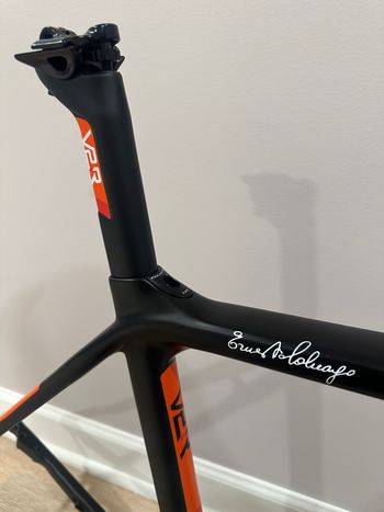 Used Colnago V2-R Disc Frameset Frameset 2021 Road & Gravel, Black — image 15 of 18