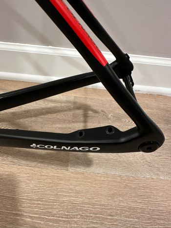 Used Colnago V2-R Disc Frameset Frameset 2021 Road & Gravel, Black — image 4 of 18