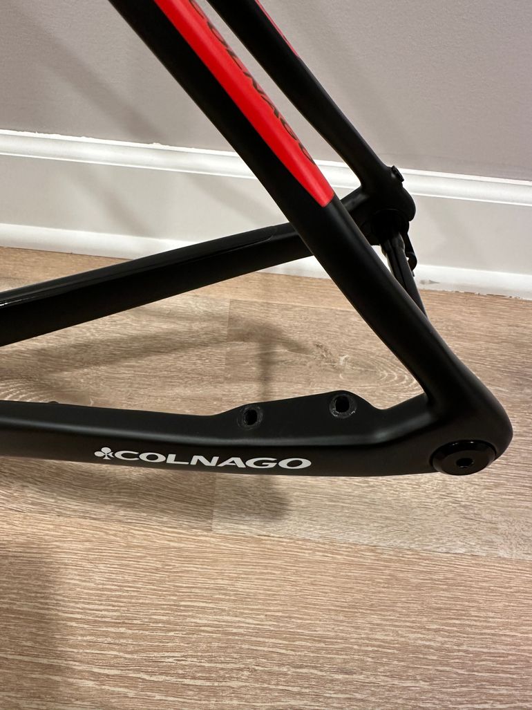 Used Colnago V2-R Disc Frameset Frameset 2021 Road & Gravel, Black — image 4 of 18