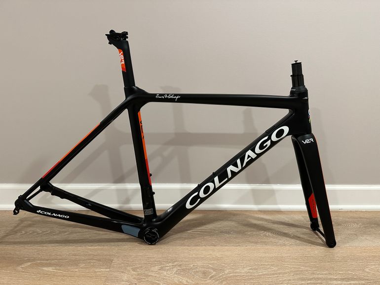 Used Colnago V2-R Disc Frameset Frameset 2021 Road & Gravel, Black — image 1 of 18