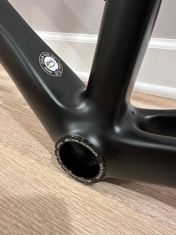 Used Colnago V2-R Disc Frameset Frameset 2021 Road & Gravel, Black — image 3 of 18