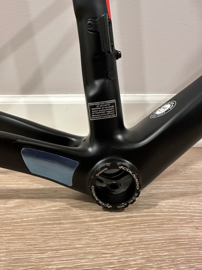 Used Colnago V2-R Disc Frameset Frameset 2021 Road & Gravel, Black — image 16 of 18