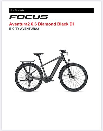 Used Focus Aventura2 6.6 Diamond Black DI 2021 Urban & Touring