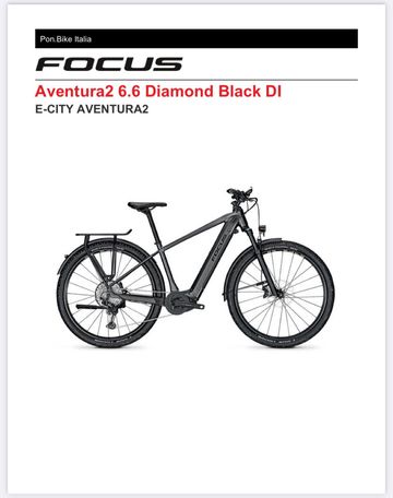 Używany Focus Aventura2 6.6 Diamond Black DI 2021 Urban & Touring