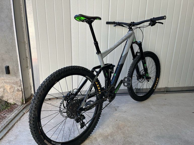 Used CUBE FRITZZ 180 HPA Race 27.5 2017 2017 Mountainbike, Light Gray, 27.5 — image 4 of 6