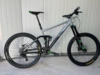 Used CUBE FRITZZ 180 HPA Race 27.5 2017 2017 Mountainbike, Light Gray, 27.5 — image 1 of 6