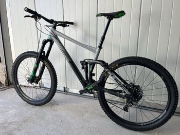 Used CUBE FRITZZ 180 HPA Race 27.5 2017 2017 Mountainbike, Light Gray, 27.5 — image 3 of 6
