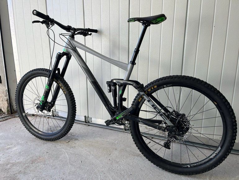 Used CUBE FRITZZ 180 HPA Race 27.5 2017 2017 Mountainbike, Light Gray, 27.5 — image 3 of 6