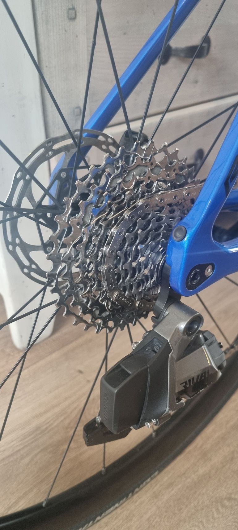 Used Ridley Noah Fast Disc - Sram Rival AXS 2x12sp 2022 2022 Road & Gravel, Blue — image 4 of 8