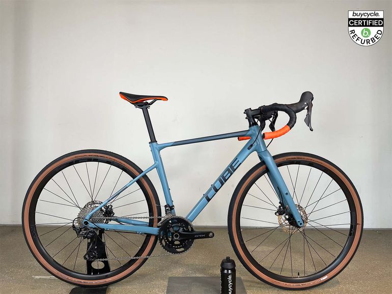 Used CUBE Nuroad Race 2021 Road & Gravel, Blue — image 1 of 5