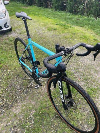 Used CUBE CROSS RACE PRO 2022 2022 Road & Gravel, Blue — image 2 of 4