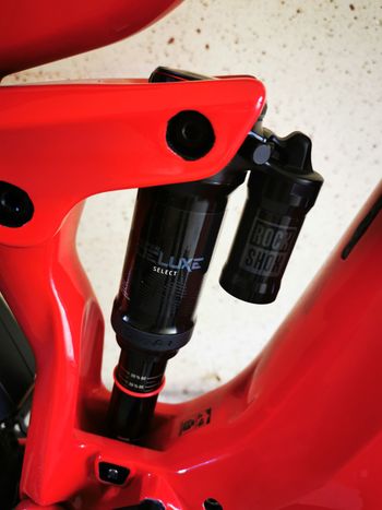 Used Haibike AllMtn CF 12 2022 2022 Mountainbike, Red, 29 — image 9 of 13