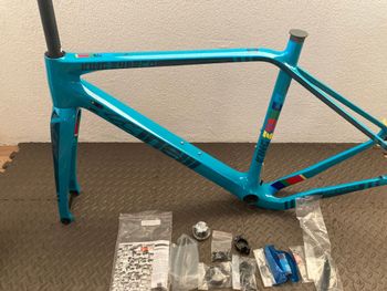 Gebrauchtes Cinelli King Zydeco Frameset 2023 Road & Gravel, Blau — Bild 2 von 8
